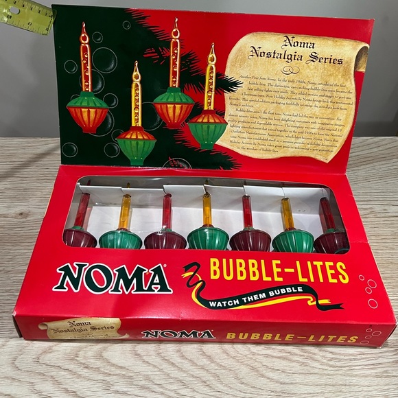 NOMA BUBBLE- LITES Nostalgia Series 1 String Lites & 3 Replacement Bulbs - Picture 10 of 16